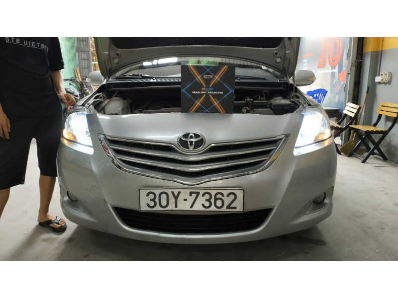 Độ đèn nâng cấp ánh sáng Nâng cấp Bi Led GLED X cho Toyota Vios