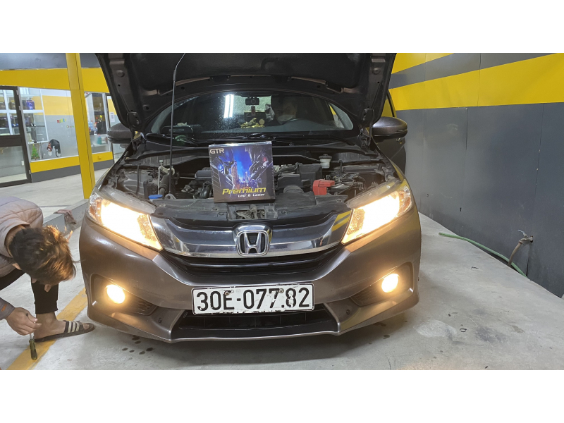 Độ đèn nâng cấp ánh sáng Bi Led Premium 2.0 cho Honda City 07782