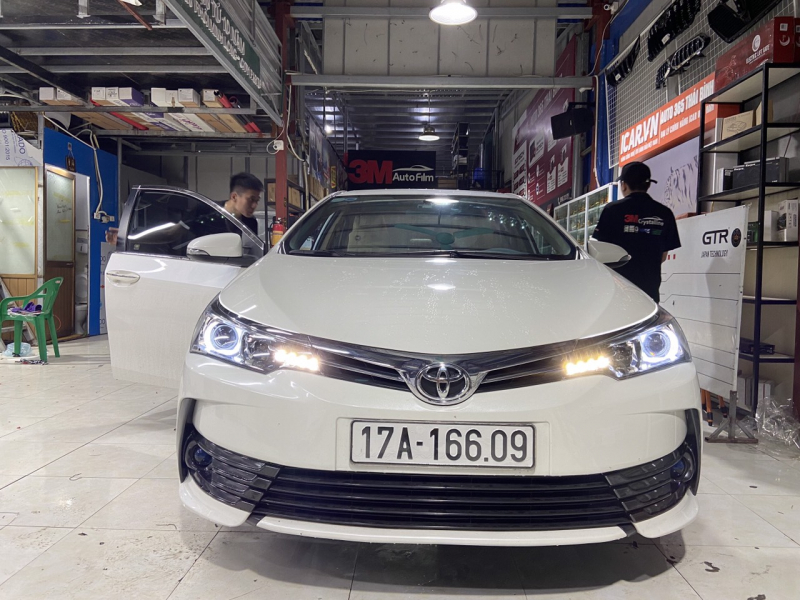 Độ đèn nâng cấp ánh sáng xe Toyota Altis 8/2/22 - Bi led