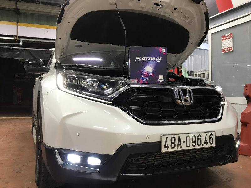 Độ đèn nâng cấp ánh sáng Honda CRV 646839 - 11/2/2022 - Titan Platinum Laser 9+3 Plus