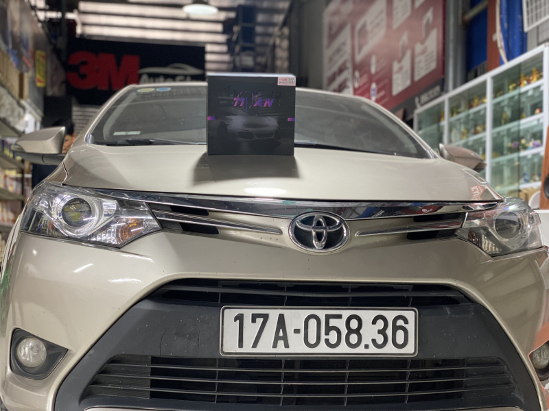  Độ đèn nâng cấp ánh sáng xe Toyota Vios ngày 15/2/22 - Bi led