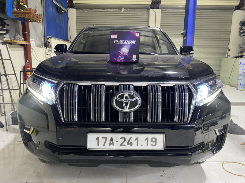 Độ đèn nâng cấp ánh sáng Xe Toyota Prado ngày 4/3/22 - Bi laser