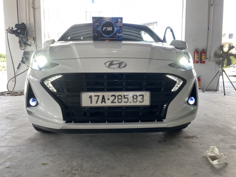 Độ đèn nâng cấp ánh sáng Nâng cấp bi gầm F10 cho xe Huyndai I10 ngày 1/8/11
