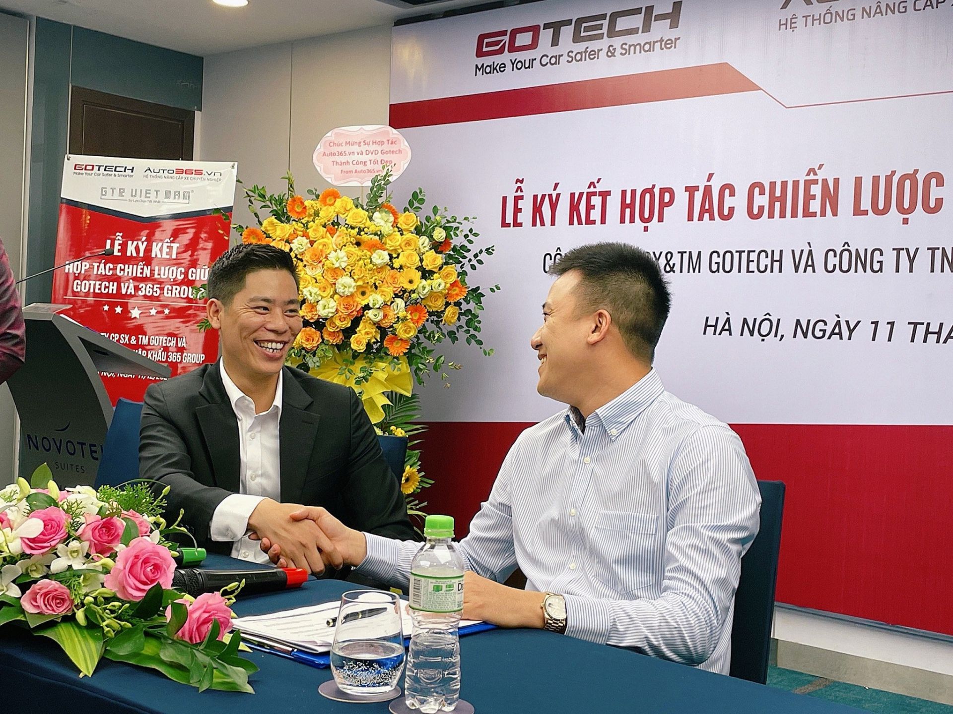 GTR Việt Nam chúc mừng buổi ký kết đối tác chiến lược giữa Auto365 và GOTECH