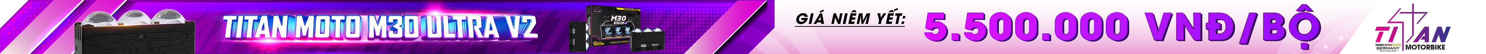 ĐÈN TRỢ SÁNG TITAN MOTO M30 ULTRA V2