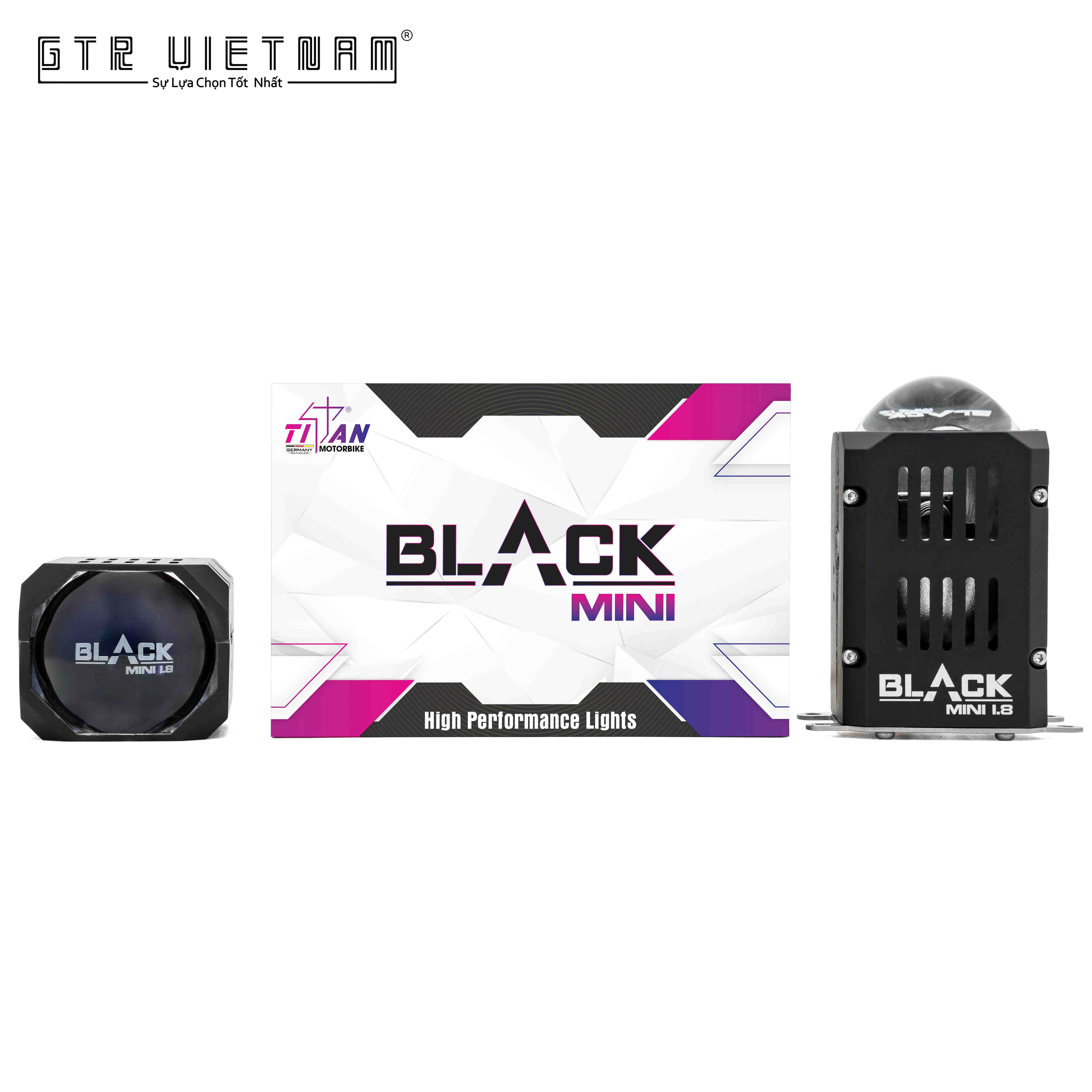 BI LED TITAN BLACK MINI 1.8 INCH