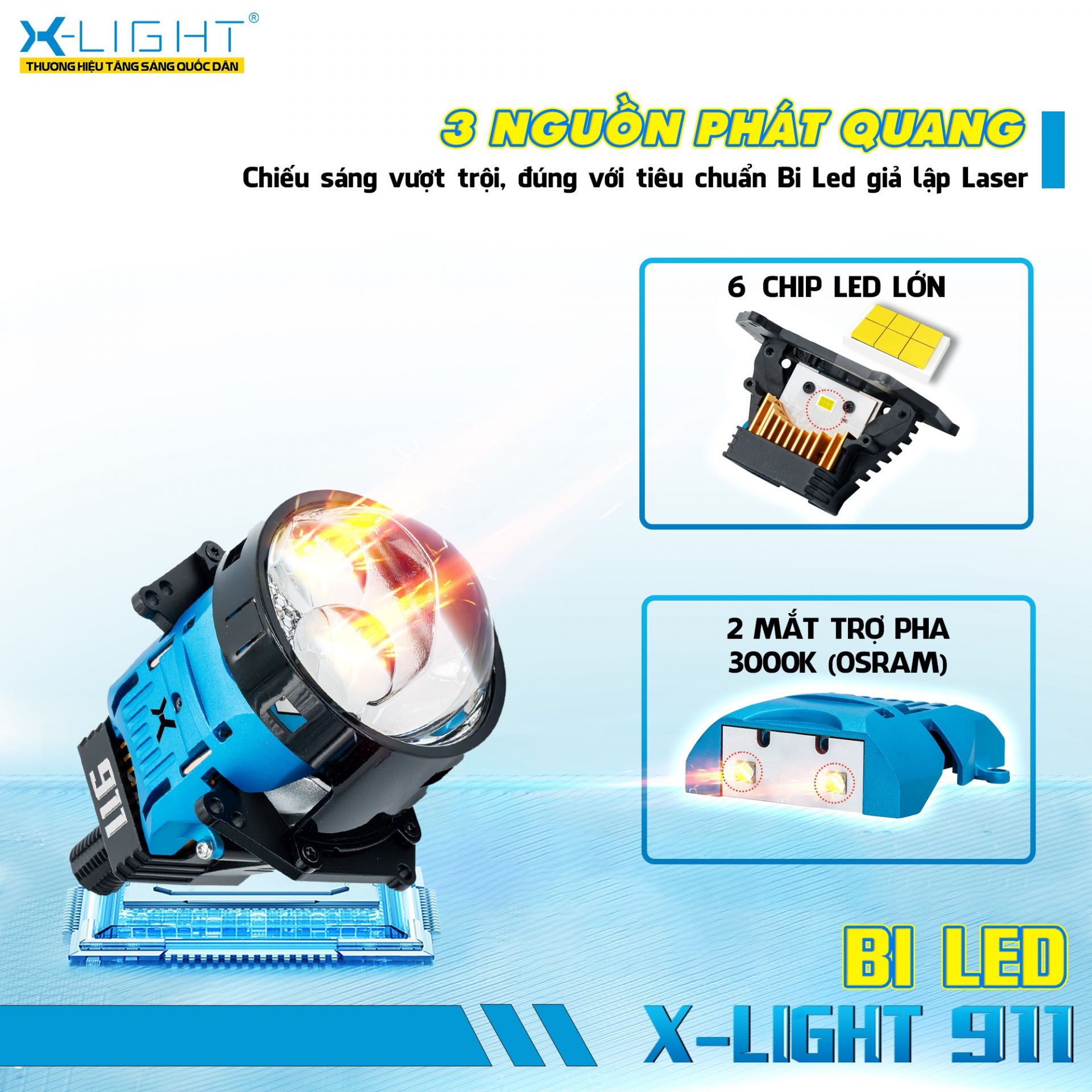 BI LED X-LIGHT 911