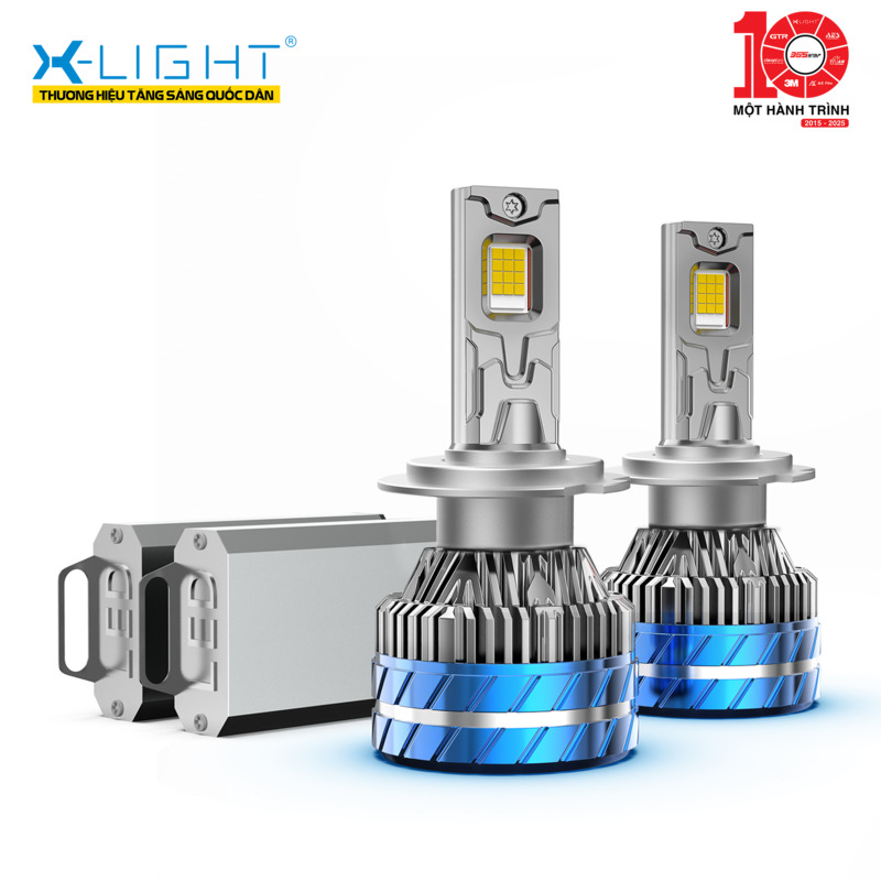 BÓNG LED NAOEVO S8 PRO - NHIỆT MÀU 4300K - CHÂN H4