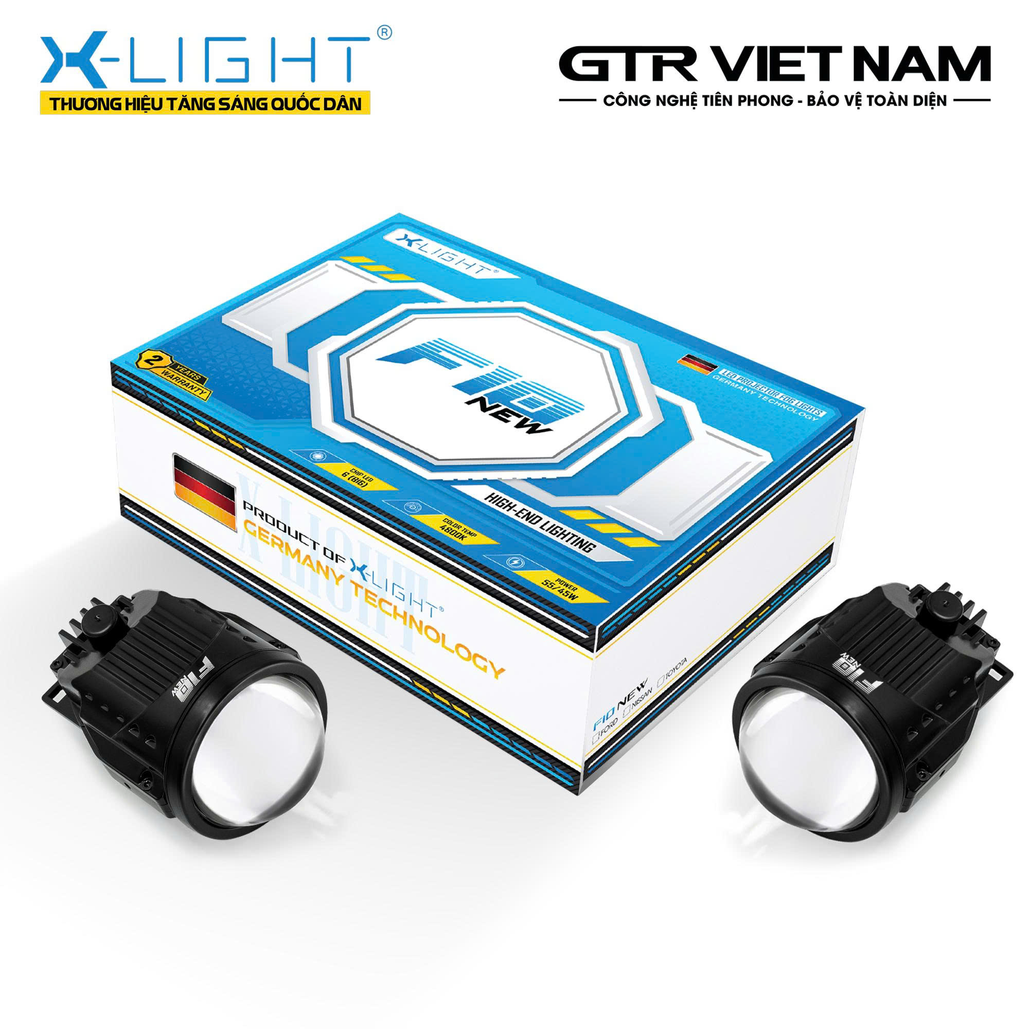 ĐÈN BI GẦM X-LIGHT F10 NEW (2025)