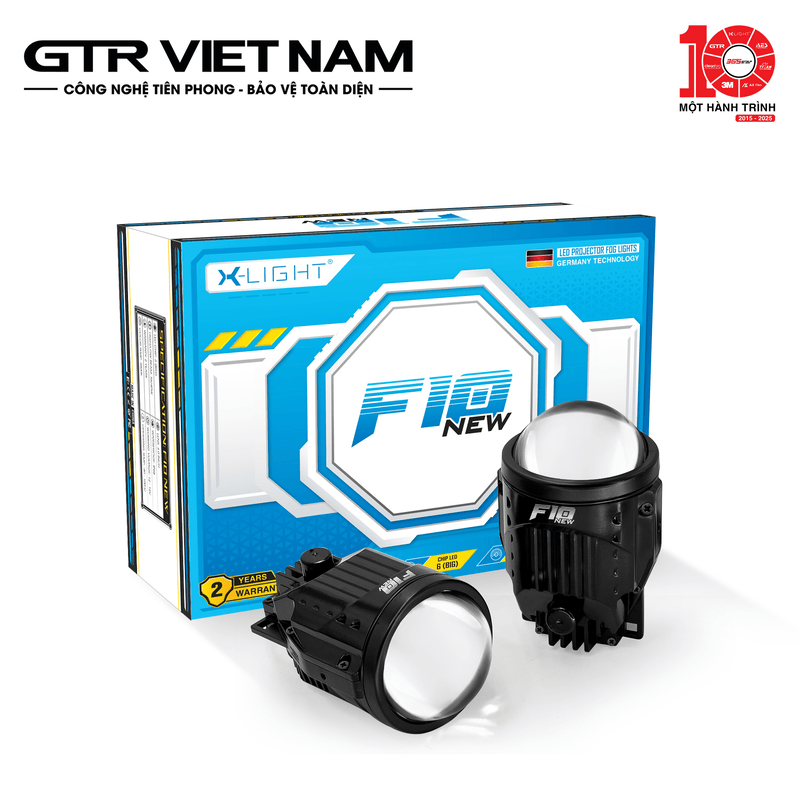 ĐÈN BI GẦM X-LIGHT F10 NEW (2025)