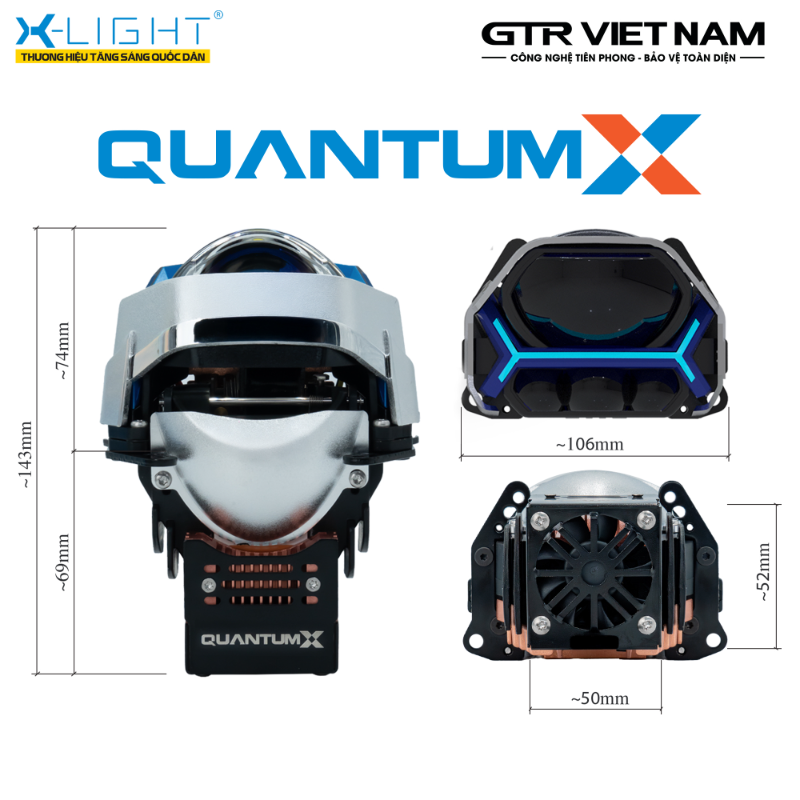ĐÈN BI LED X-LIGHT QUANTUM X V2