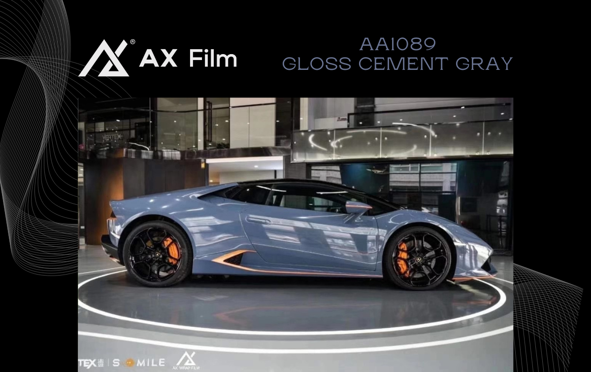 AX WRAP FILM GLOSS CEMENT GRAY – XÁM XI MĂNG BÓNG LAMBORGHINI