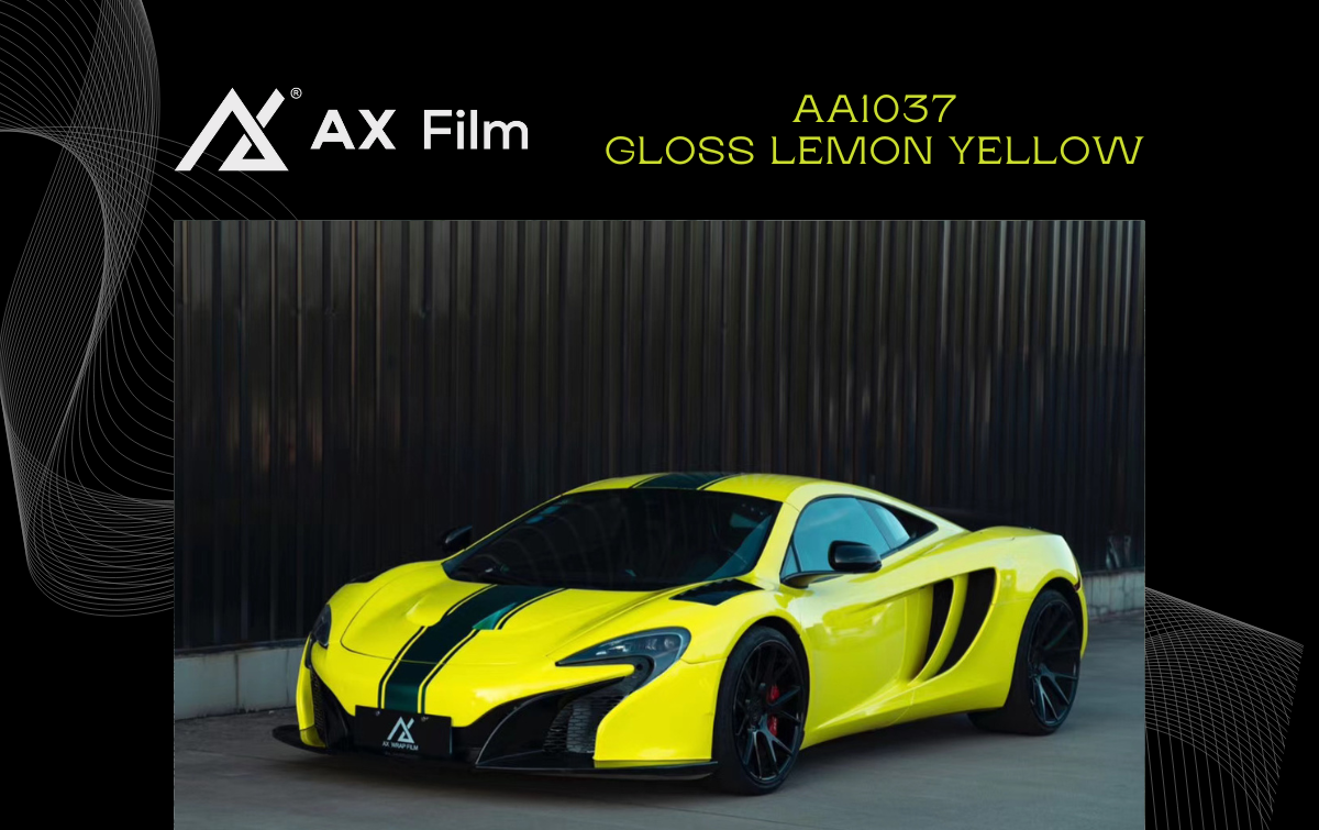 AX WRAP FILM GLOSS LEMON YELLOW – VÀNG CHANH BÓNG MCLAREN