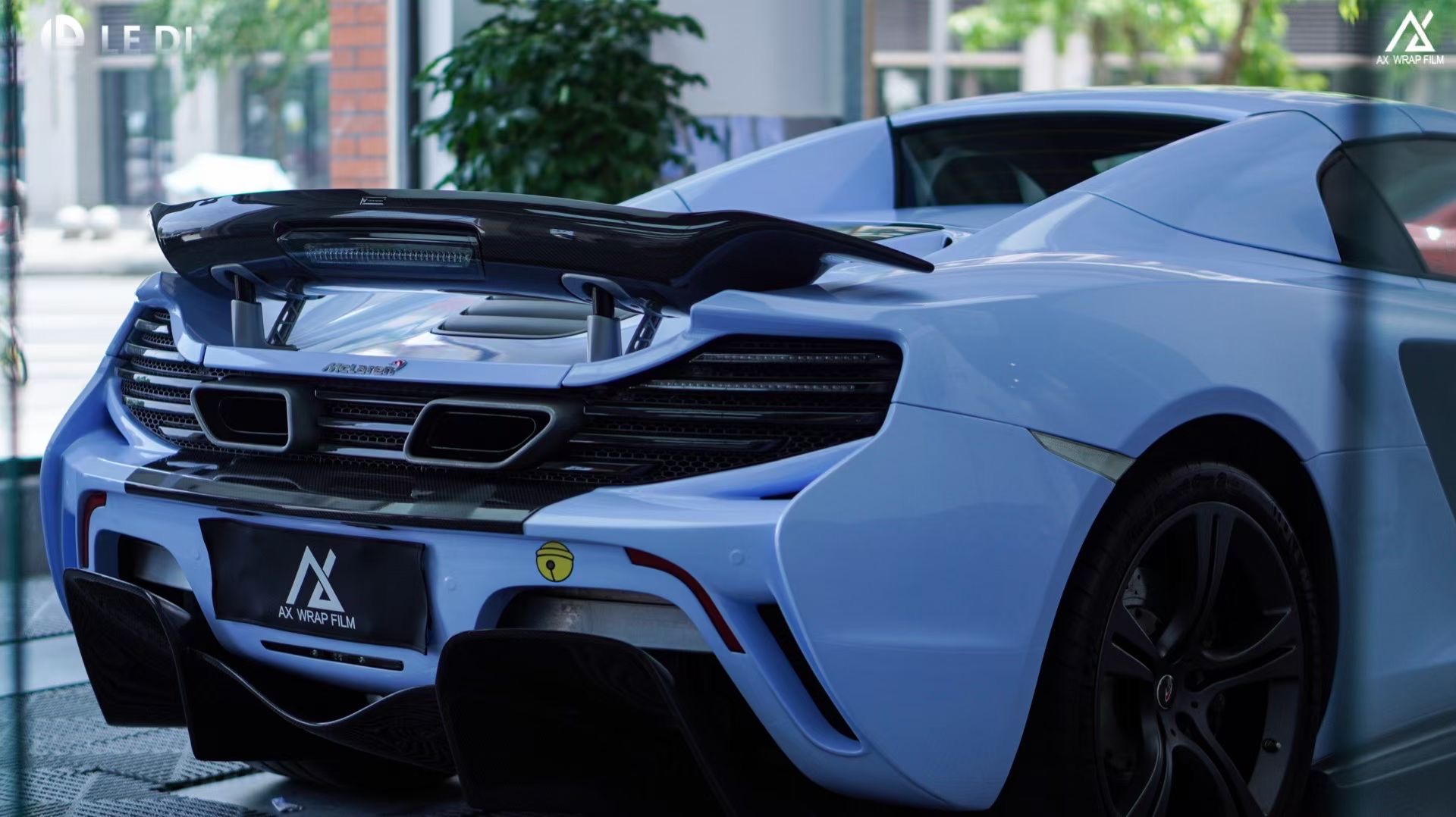 AX WRAP FILM GLOSS MISTY BLUE – XANH SƯƠNG BÓNG MCLAREN