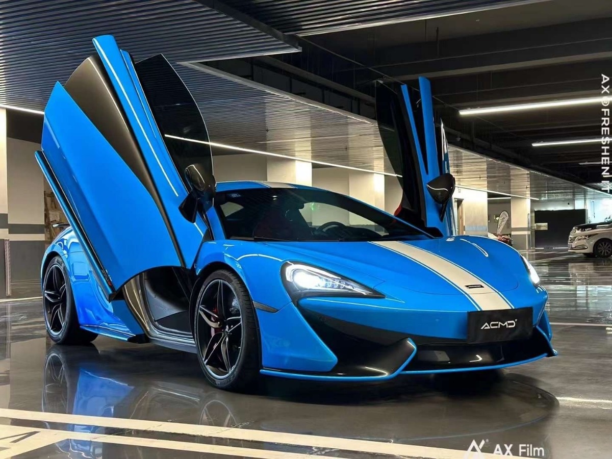 AX WRAP FILM GLOSS SKY BLUE – XANH BẦU TRỜI BÓNG MCLAREN 570S