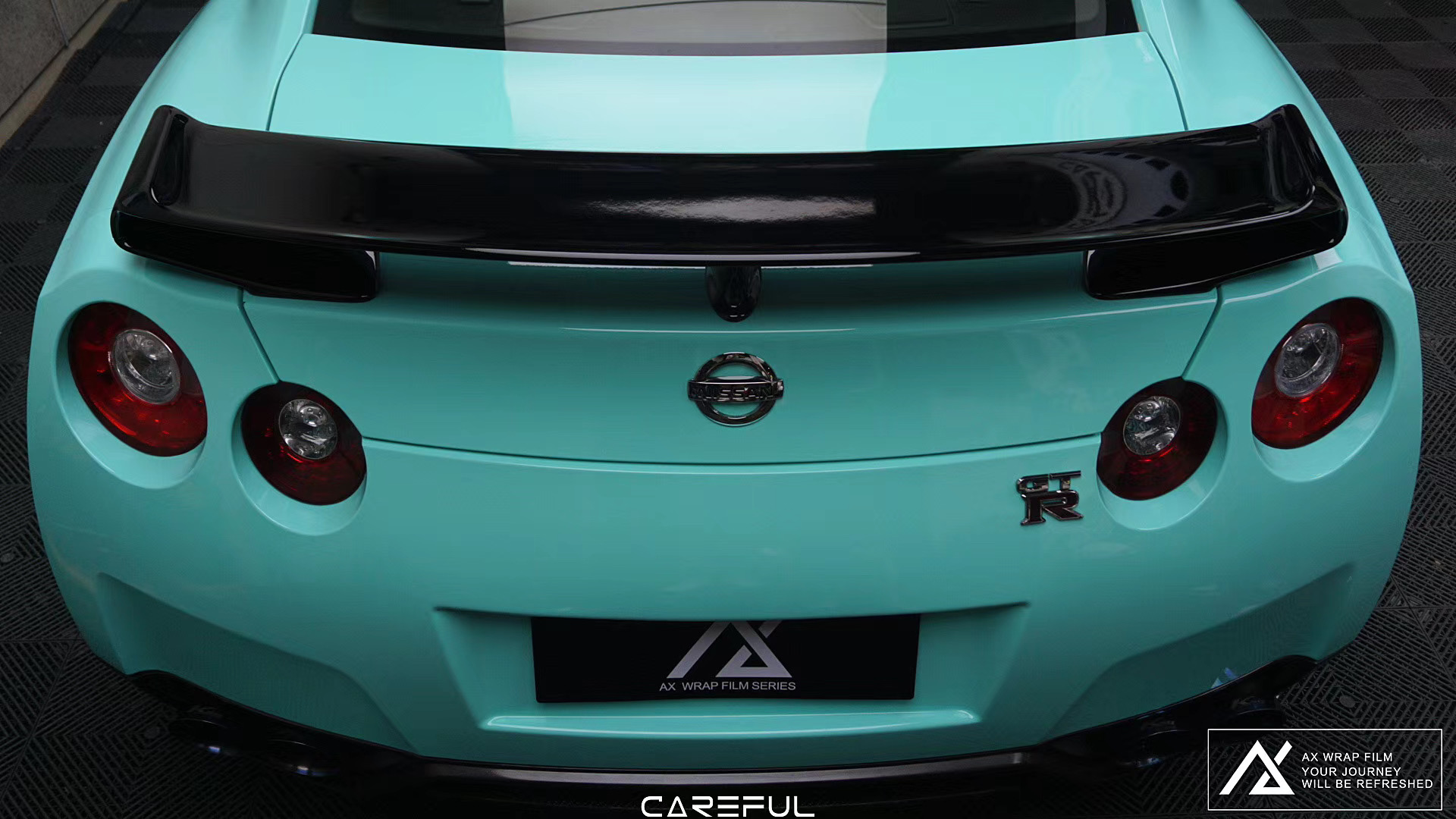 AX WRAP FILM GLOSS TIFFANY BLUE – XANH TIFFANY BÓNG NISSAN GTR