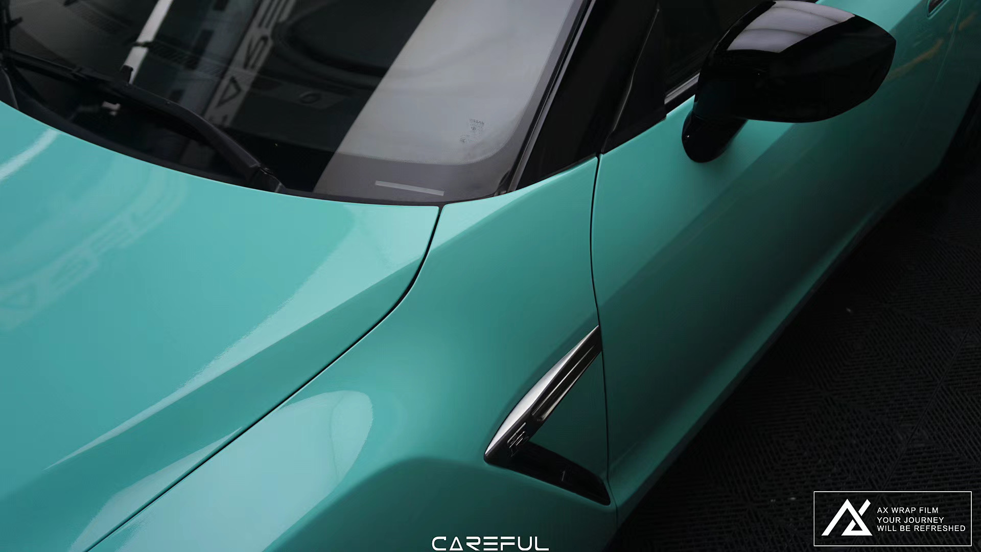 AX WRAP FILM GLOSS TIFFANY BLUE – XANH TIFFANY BÓNG NISSAN GTR