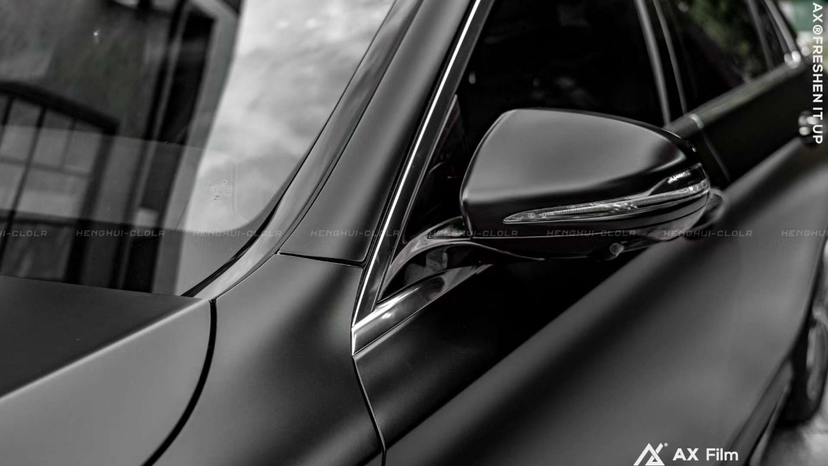 AX WRAP FILM MATTE BLACK – ĐEN MỜ MERCEDES BENZ E300