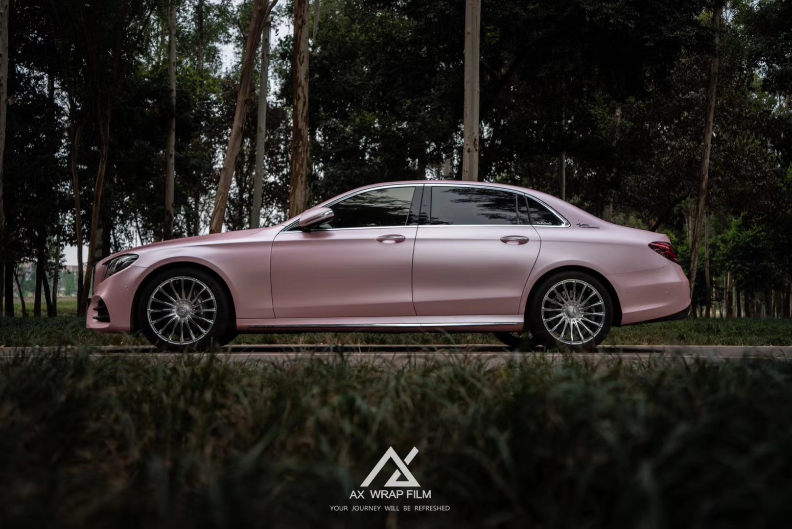 AX WRAP FILM PEARL METALLIC SAKURA PINK - HỒNG SAKURA ÁNH KIM NGỌC TRAI