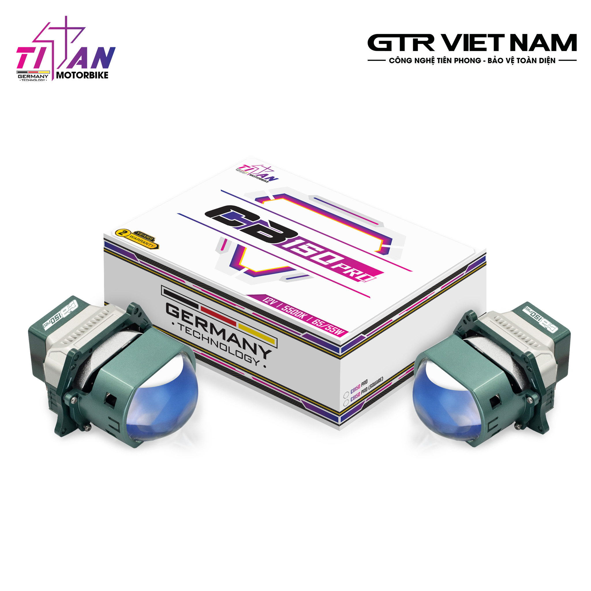 BI LED TITAN MOTO CB150 PRO SQUARE