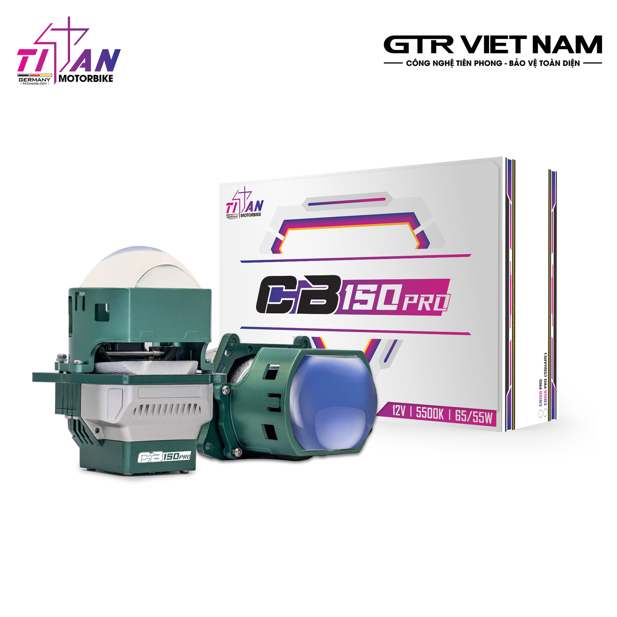 BI LED TITAN MOTO CB150 PRO SQUARE