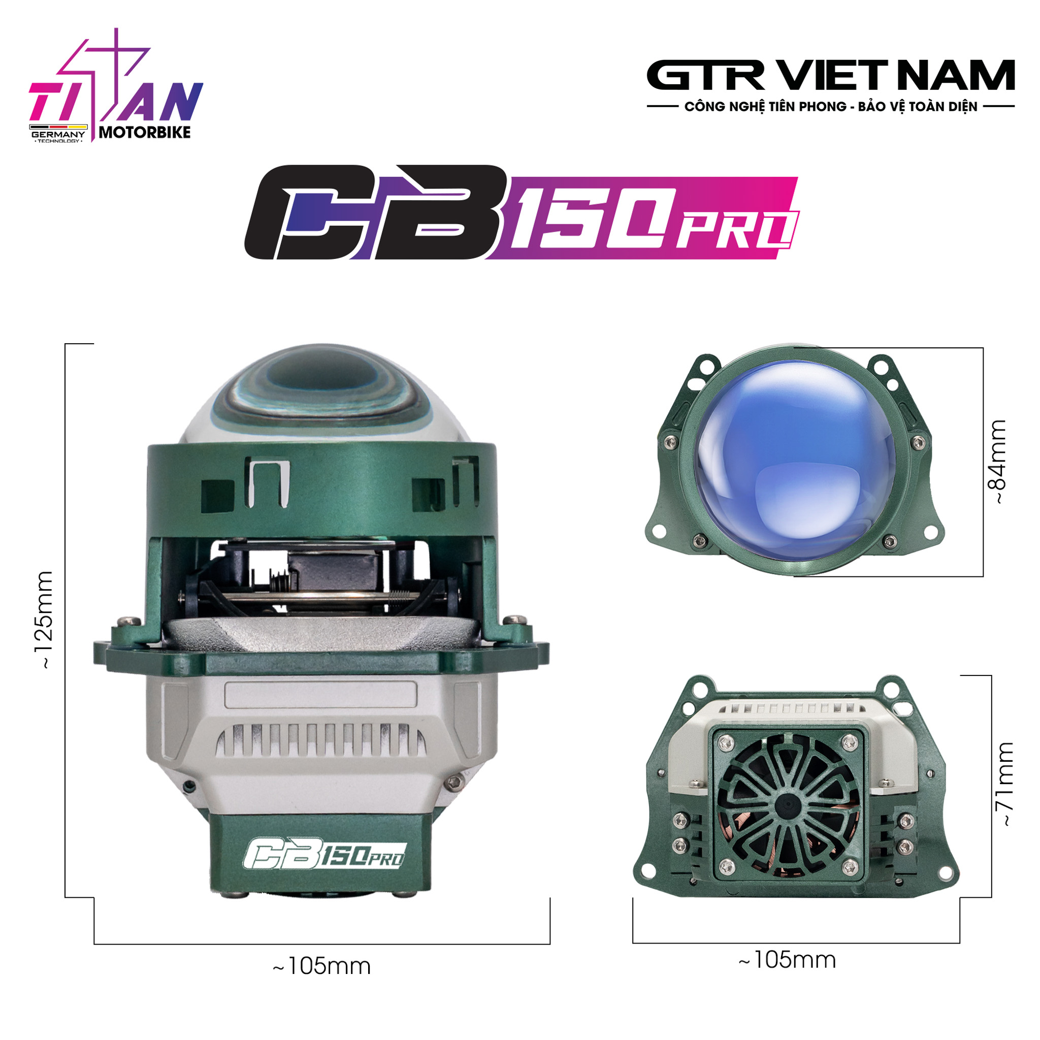 BI LED TITAN MOTO CB150 PRO