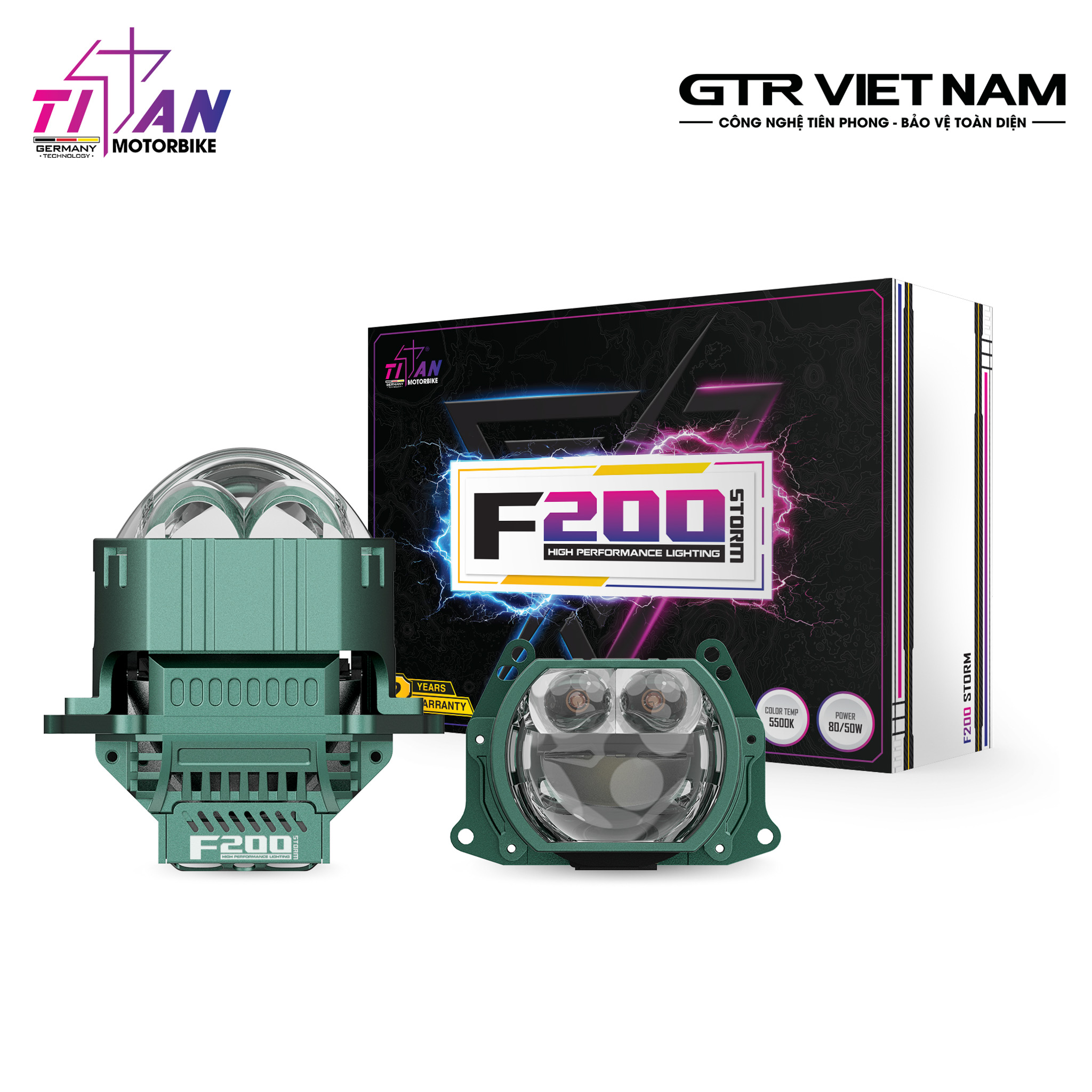 BI LED TITAN MOTO F200 STORM