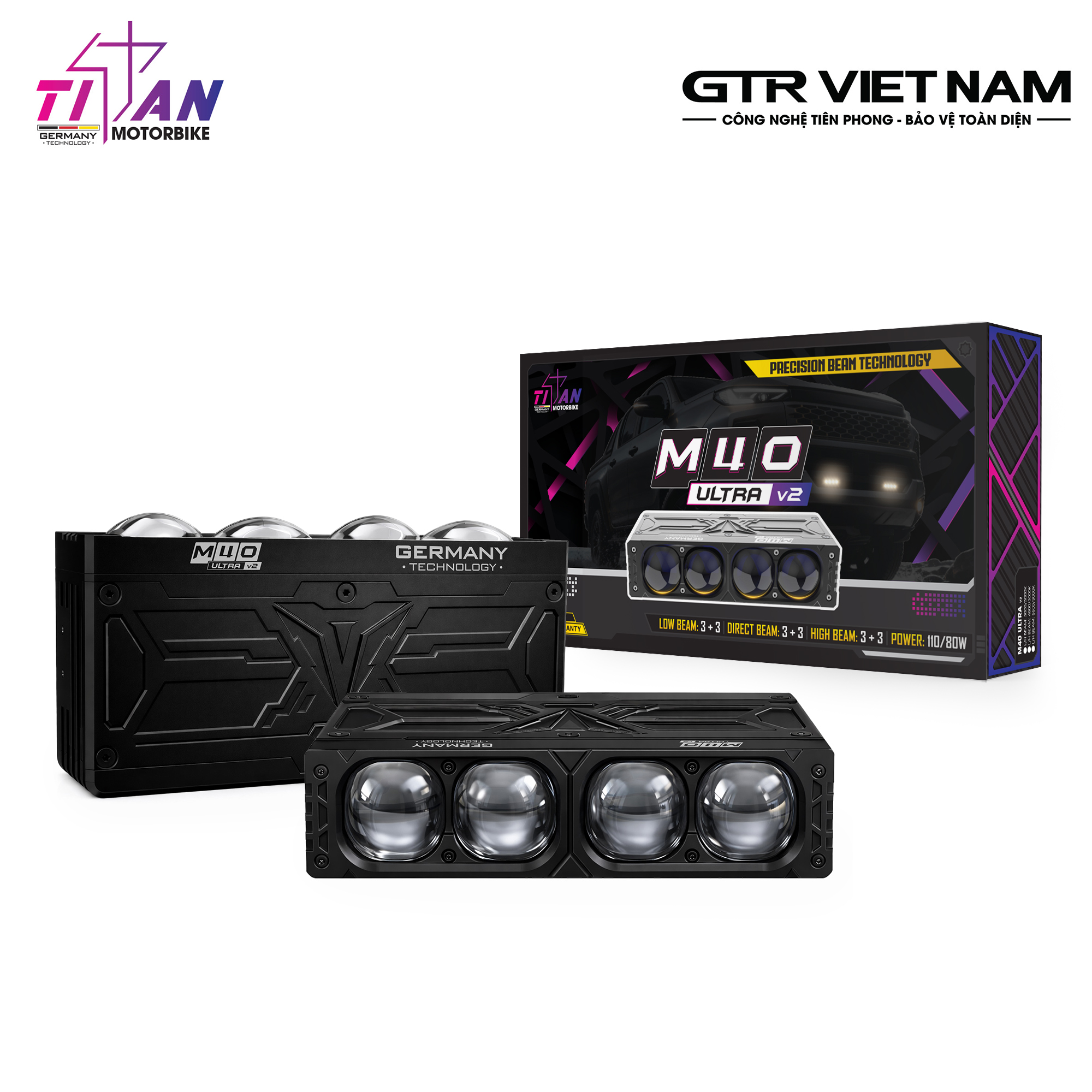 ĐÈN TRỢ SÁNG TITAN M40 ULTRA V2