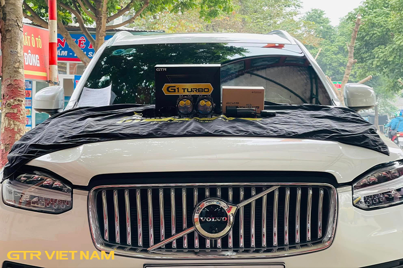 Hình ảnh từ bài GTR: Volvo XC90 nâng cấp đèn bi gầm GTR G1 Turbo tại Phương Đông Auto – Hà Nội