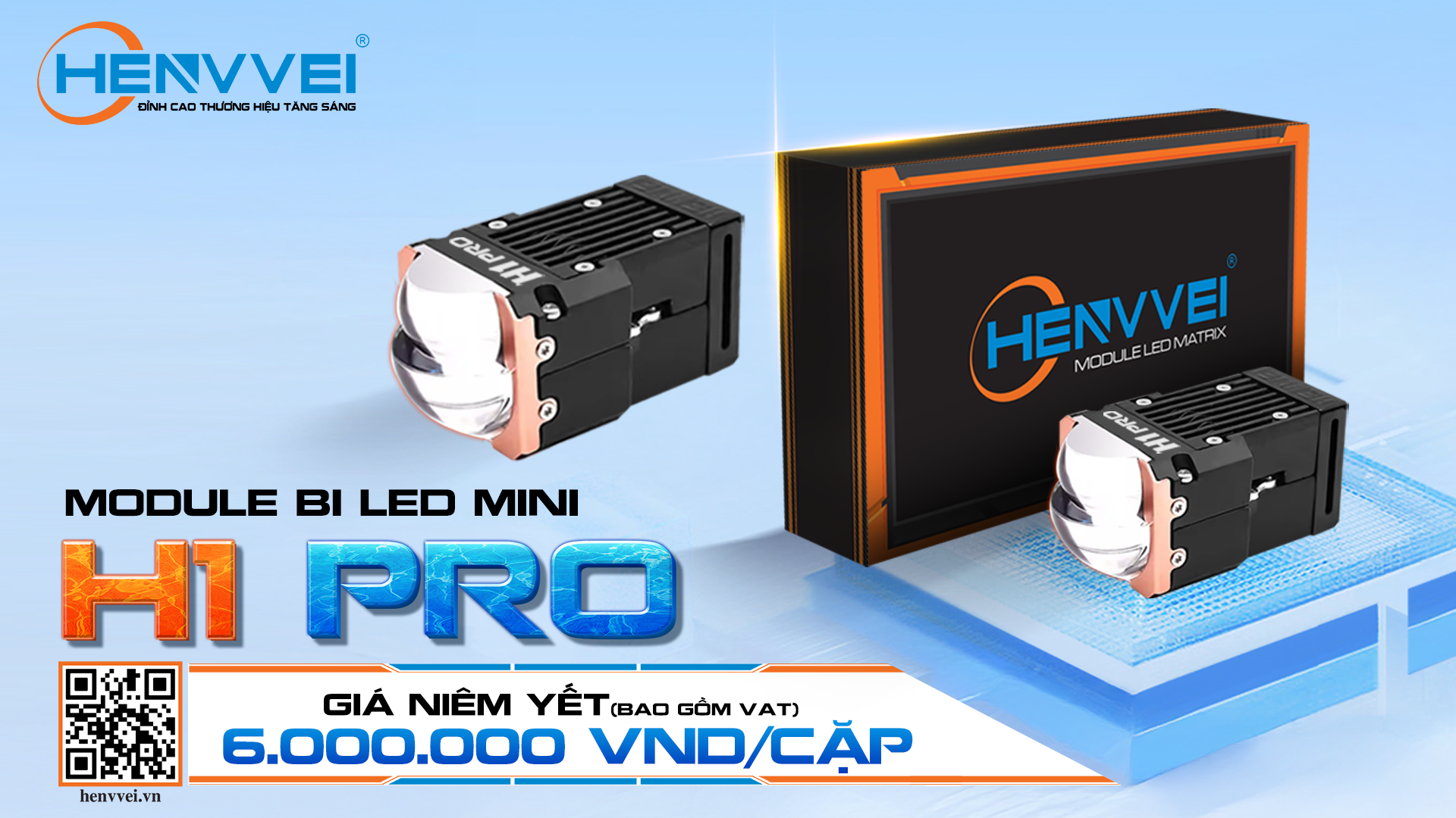 CHÍNH THỨC MỞ BÁN MODULE BI LED MINI HENVVEI H1 PRO