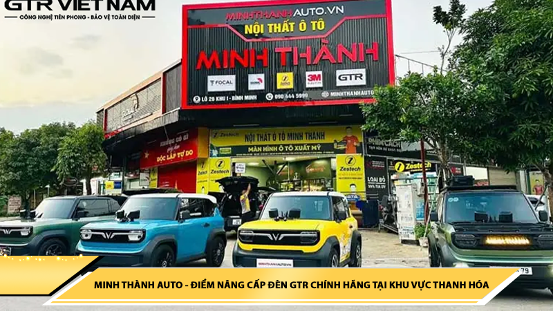 Minh Thành Auto - Điểm nâng cấp đèn GTR chính hãng tại khu vực Thanh Hóa