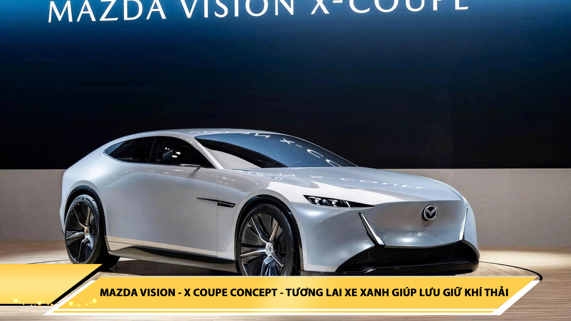 Mazda Vision-X Coupe Concept - Tương lai xe xanh giúp lưu giữ khí thải