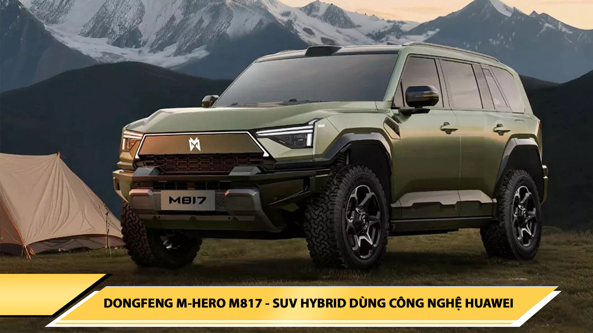 Dongfeng M-Hero M817 - SUV hybrid dùng công nghệ Huawei