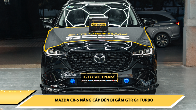 Mazda CX-5 nâng cấp đèn bi gầm GTR G1 Turbo | Nâng cấp đèn gầm ô tô mới nhất