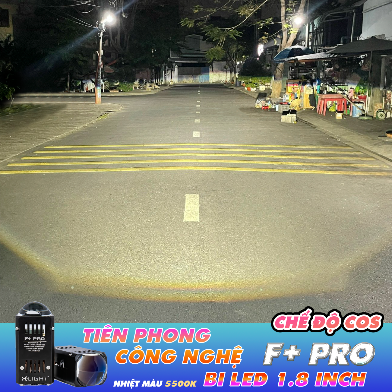 ánh sáng cos f+ pro 5500k